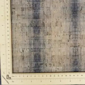 This is a jeans printed pattern on cork fabric