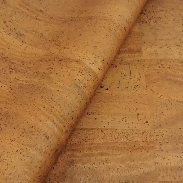 This is a cinnamon cork fabric