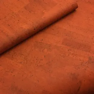 This is a orange cork fabric