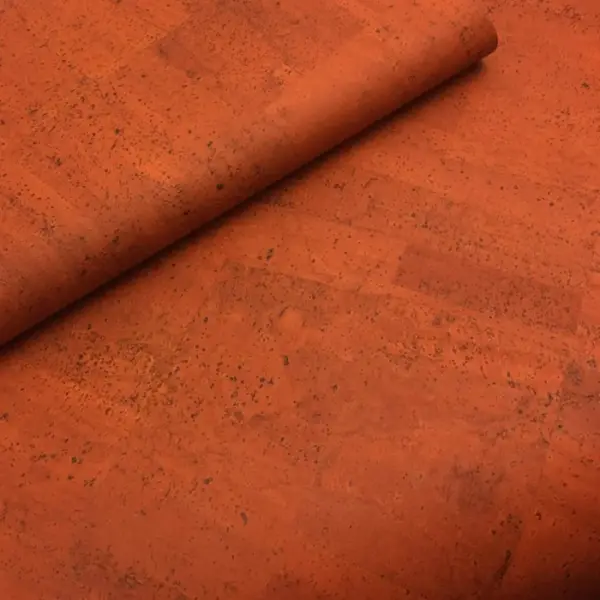 This is a orange cork fabric