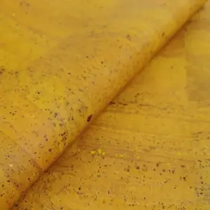 This is a yellow cork fabric