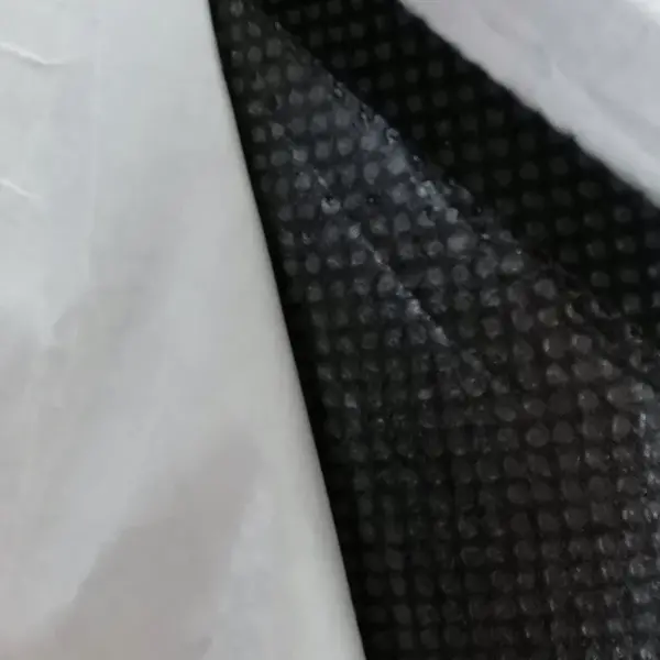 This is a black self adhesive lining