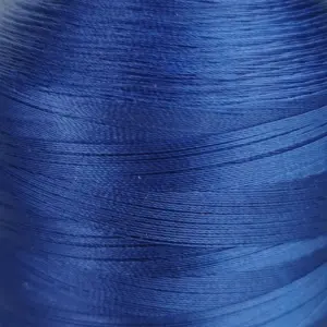 This is a royal blue polyester sewing thread