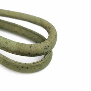 This is a 55cm army green cork handbag handle